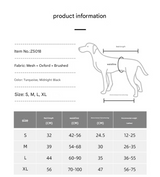 Black Pet Support Harness for Senior and Disabled Dogs - Adjustable Chest and Back Support Leash(Size M) - Rear View