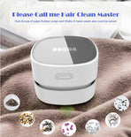 Orange Rechargeable Cordless Mini Desktop Vacuum - Portable Handheld Cleaner for Desk, Keyboard, Crumb & Dust