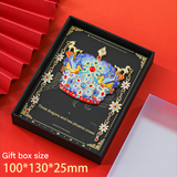 Imperial Chinese Phoenix Crown 3D Metal Fridge Magnet - Mystery Blind Box Collectible Gift - Front View