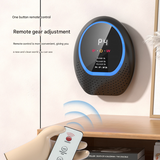Black Rechargeable Ozone & UV-C Air Purifier with Remote - Portable Odor Eliminator for Home, Pets & Closets - Side View