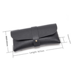 3-Pieces Pink Chic & Sleek PU Leather Soft Eyeglass Case - Protective Pouch for Sunglasses & Reading Glasses