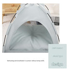Green Premium Portable Pet Tent Bed with Cooling Mat - Breathable Foldable Outdoor Indoor Cat Dog House Shelter for Summer(Size: M) - Extra Image
