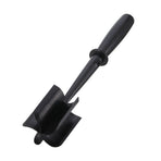 3-pieces Black Premium Heat Resistant Meat Chopper - Ground Meat Masher Utensil for Hamburger & Non-Stick Pans