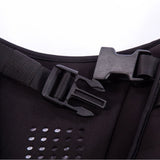 Black Premium Adjustable Weighted Vest for Strength Training, Running, and Cardio Fitness(10KG) - Front View