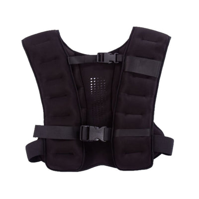 Black Premium Adjustable Weighted Vest for Strength Training, Running, and Cardio Fitness(8KG)