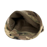 Ruins Green Outdoor Thermal Fleece Balaclava - Windproof Cycling Hat & Neck Warmer for Winter Sports - Thickened Cold Weather Face Mask Hood - Front View