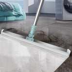 2 PCS Multi-Surface Silicone Squeegee Broom - Extendable & 180 degree Rotatable for Wet/Dry Cleaning(50cm)