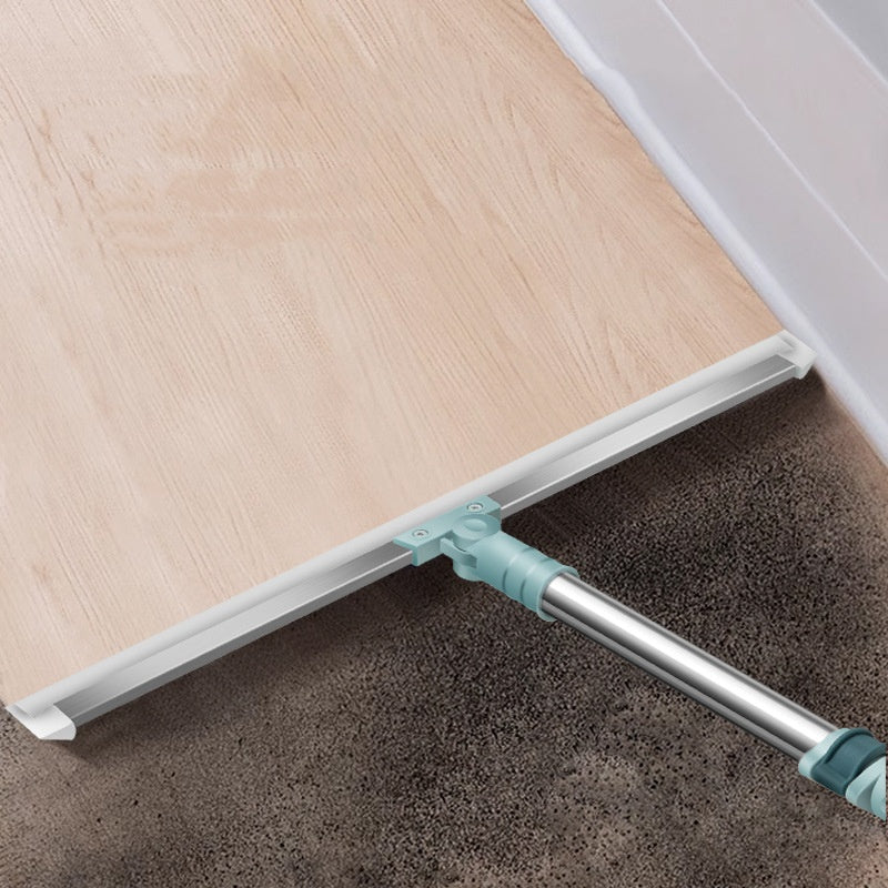 2 PCS Multi-Surface Silicone Squeegee Broom - Extendable & 180 degree Rotatable for Wet/Dry Cleaning(50cm)