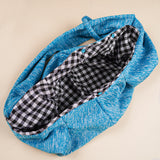 Blue Pet Carrier Backpack - Comfortable Shoulder Bag for Cats and Dogs, Ideal for Outdoor Use in Autumn and Winter