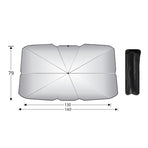 Large size Foldable Car Windshield Sun Shade Umbrella - Ultimate UV & Heat Blocker for Interior Protection