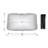 Small size Foldable Car Windshield Sun Shade Umbrella - Ultimate UV & Heat Blocker for Interior Protection