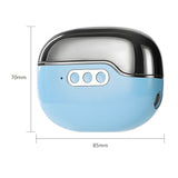 4-in-1 Electric Nail Care Device - Clipper, Grinder, Polisher & UV Sterilizer with Multiple Modes(blue) - Top-Down View