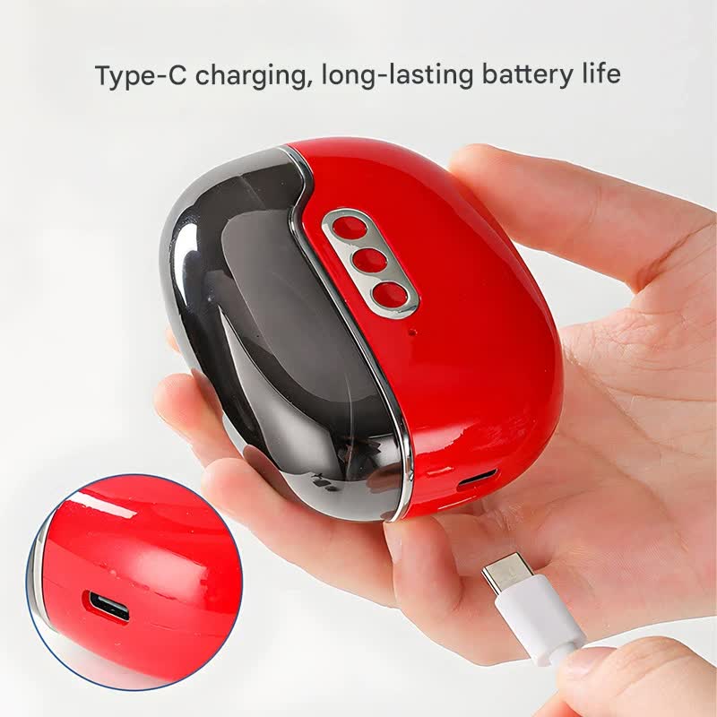 4-in-1 Electric Nail Care Device - Clipper, Grinder, Polisher & UV Sterilizer with Multiple Modes(white)