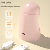 Two Mini Portable UV/LED Nail Lamp - Fast Curing, Adjustable Angle, 60s Timer, USB Rechargeable(white)