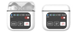 TWS Bluetooth Earbuds with 1.9 HD Touch Screen Case - ANC/ENC Noise Reduction(white)