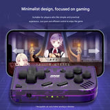 Mini Retro Pocket Game Controller - Multi-Platform Wireless Gamepad for Switch/PC/Android/iOS(black) - Side View