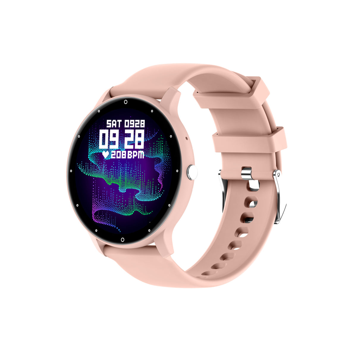 Feature-Rich Smartwatch: 1.28 HD Display  Bluetooth Calling Extensive Sports Tracking (pink)