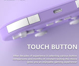 Slim Portable Wireless Game Controller - Multi-Platform for iOS/Windows/Android, 800Hz Dual Hall Sensing(purple) - Top-Down View