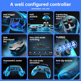 G6 Pro Wireless Gaming Controller - Hall Joysticks & Triggers, Multi-Platform, Six-Axis Gyro, Turbo & Macro(grey) - Front View