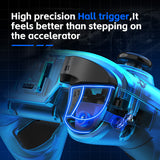 G6 Pro Wireless Gaming Controller - Hall Joysticks & Triggers, Multi-Platform, Six-Axis Gyro, Turbo & Macro(grey) - Side View
