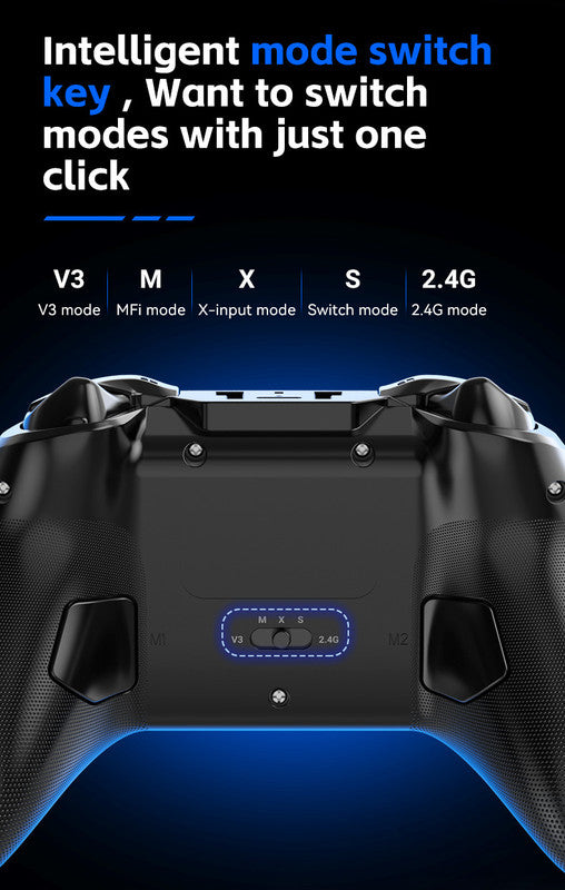 G6 Pro Wireless Gaming Controller - Hall Joysticks & Triggers, Multi-Platform, Six-Axis Gyro, Turbo & Macro(grey)
