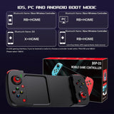 Portable Telescopic Mobile Game Controller - Bluetooth 5.0, iOS/Android/PC Compatible, 400mAh Battery(green) - Top-Down View