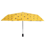 Auto Open/Close 8-Rib Sun & Rain Umbrella - 98cm UV Protection Canopy(navy blue) - Front View