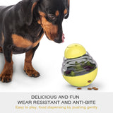 Interactive Dog Puzzle Feeder with Adjustable Food Dispensing Holes(Green) - Side View