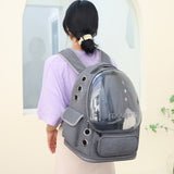 Spacious Pet Carrier with Ventilation System & Water-Resistant Design(khaki) - Front View