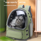 Spacious Pet Carrier with Ventilation System & Water-Resistant Design(khaki) - Top-Down View