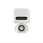 Mini Robot Style Bluetooth Speaker - Portable, 8-9 Hr Playtime, Built-in Mic & Lanyard(White)