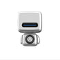 Mini Robot Style Bluetooth Speaker - Portable, 8-9 Hr Playtime, Built-in Mic & Lanyard(Silver Gray)