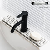 Diatom Mud Faucet Splash Guard & Absorbent Mat - Quick Dry, Non-Slip Sink Organizer(light grey)