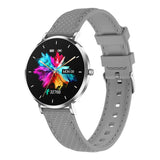 Elegant Women's Smartwatch - Ultra-Thin 6.8mm, 1.19 AMOLED Display Health Monitoring & Stainless Steel Mesh Band(Gray)