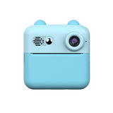 Kids Instant Print Digital Camera with 180? Flip Lens - 24MP Photos, 720P Video & Doodle Fun(blue)