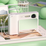 48MP Digital Camera for Kids & Beginners - 1080P Vlogging, 8x Zoom, Filters & Games(White)