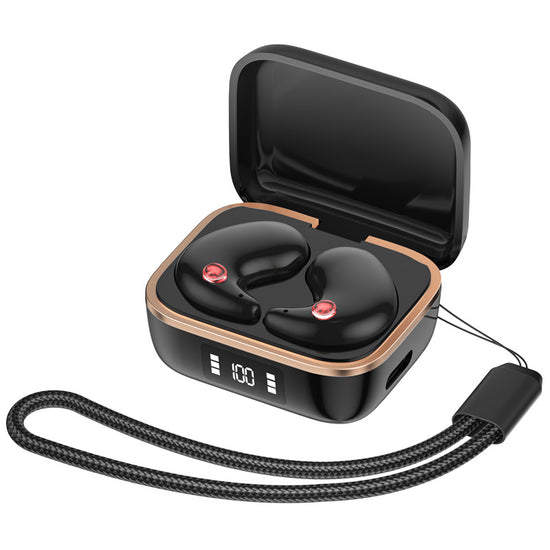 TWS Wireless Earbuds with Wireless Charging Case - Bluetooth 5.3, HiFi Audio, LED Display & Smart Touch Control(black)