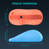 Ergonomic Mouse Grip for Nintendo Switch Joy-Con - 2-Pack Controller Holder (black) - Top-Down View