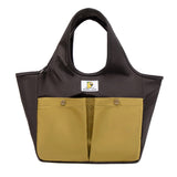 Insulated Lunch Tote Bag - Large Capacity, Multi-Pocket, Waterproof & Stain-Resistant Lining(black)