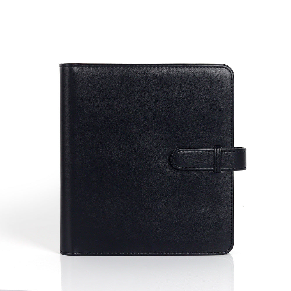 PU Leather Instant Photo Album - Holds 288 Photos, Compatible with Instax Square & Mini Films(black)