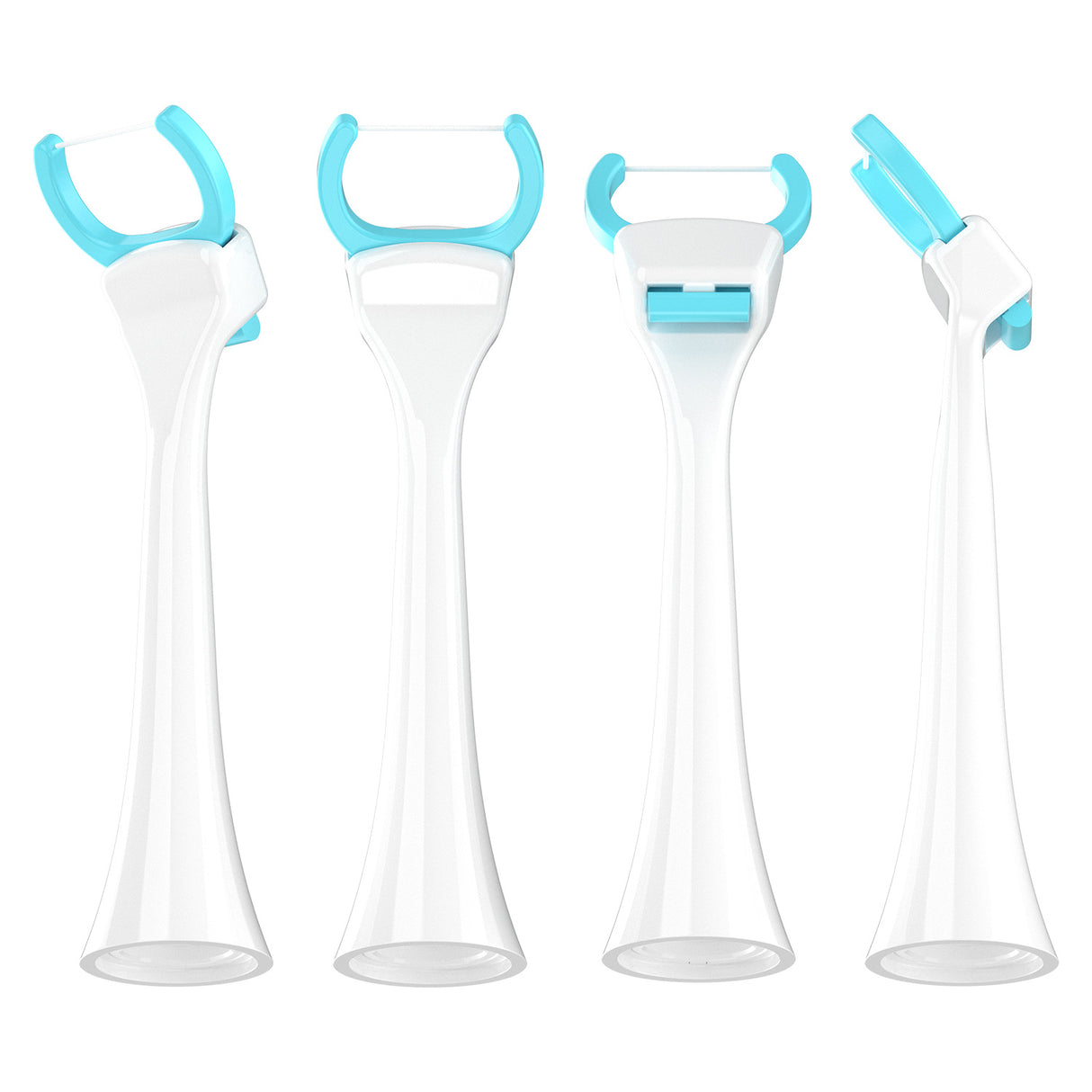 2-in-1 Sonic Electric Toothbrush & Power Flosser Kit - 3 Modes, 31000VPM, IPX7 Waterproof, with Travel Case(white)