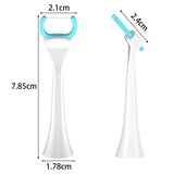 2-in-1 Sonic Electric Toothbrush & Power Flosser Kit - 3 Modes, 31000VPM, IPX7 Waterproof, with Travel Case(white+50pcs dental floss replacement heads