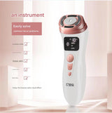 3-in-1 Facial Firming & Anti-Wrinkle Device with HIFU, RF & EMS Technology(White) - Side View