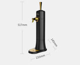 Ultrasonic Beer Foam Creator & Dispenser - Portable Tap for Canned & Bottled Beer with Cooling Syste