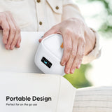 Professional Ultrasonic Cleaner with UV Light - 45000Hz for Dentures, Retainers, Jewelry & More(black) - Front View