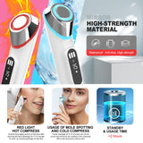 Advanced 3-in-1 Skin Care Device: 15-Level Spot Remover Pen with Hot & Cold Facial Therapy(White) - Side View