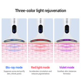 Multi-Function Neck & Face Beauty Device - 4-in-1 LED Light Therapy, EMS Lifting & Anti-Wrinkle Massager(black)