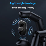 Smart Anti-Snoring Throat Massager - AI-Powered Vibration Sleep Aid, USB-C Rechargeable & Portable(black) - Side View