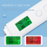 Smart Skin Analyzer with Multi-Function Detection - Measures Hydration, Oil, Elasticity, Skin Age & Fluorescent Agent Test(White) - Close-Up Angle