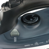 Powerful 2200W Electric Steam Iron with Ceramic Soleplate & Vertical Steam Function(blue) - 45-Degree Angle